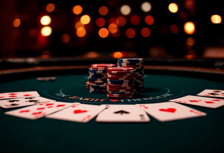 Dealer joki188 menyajikan kartu blackjack kepada pemain dengan profesionalisme dan kejelasan